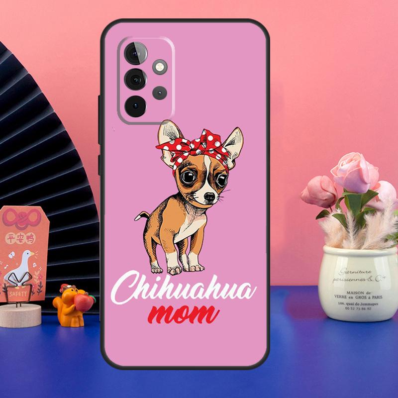 Любовь Чихуахуа Собака Мама Щенячий Чехол Для Samsung Galaxy A54 A34 A24 A14 A73 A53 A33 A23 A13 A52 A32 A22 A12 A51 A71 Чехол