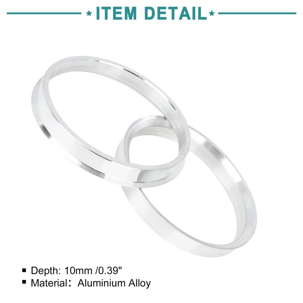 ACROPIX Центровочные кольца ступицы 72.6-66.6мм Серебристый тон 4шт