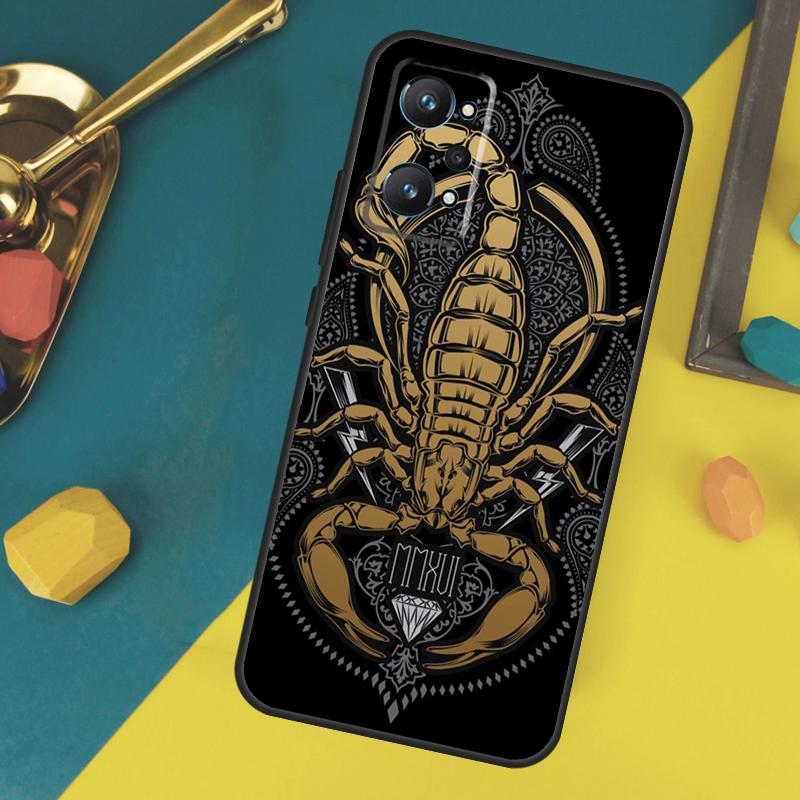 Scorpion Case For Realme GT 7 Pro GT 6 6T 5 C61 C67 C55 C53 C51 C21Y C25S C75 10 11 12 13 14 Pro Plus