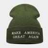 American new letter embroidery knitted hat hot trend cold hat fashion couple warm wool hat