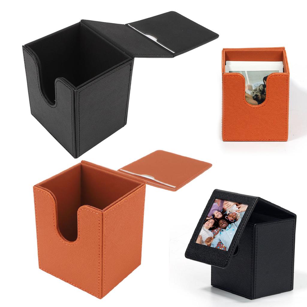 Коробка для хранения фотографий, многоцелевая, большой емкости, с магнитной крышкой, ПВХ, контейнер для хранения фотографий