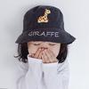 Cartoon Kids Hat Spring Summer Cotton Letter Baby Girl Boy Bucket Cap Children Sun Hat Accessories