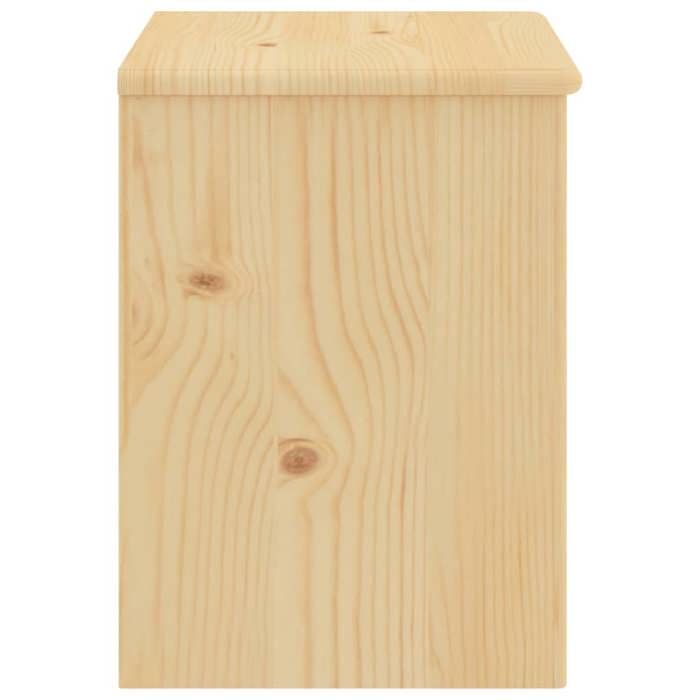 Maison Exclusive - Table de chevet naturel 35x30x40 cm bois de pin massif