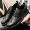2024 New Handcrafted Mens Oxford Shoes Leather Brogue Dress Shoes Classic Business Formal Shoes for Man