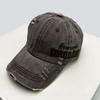 Baseball Stitching Stitched Embroidered Alphabet Side Women  Men Her Him For Fresh Caps Peaked Hats Sunshade Broken Style Versatile Personal Retro