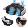 VR Охлаждающий вентилятор Циркуляция воздуха Дышащий охлаждающий вентилятор Накладка на лицо 3 скорости с PU подушкой для лица для VR-гарнитуры Meta Quest 3