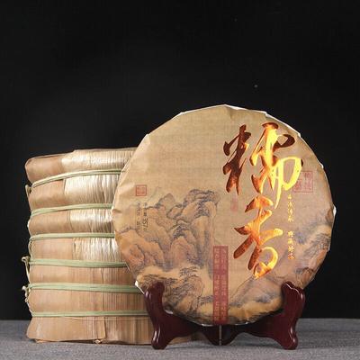 357г Пирог со спелым чаем Пуэр Юньнань Пирог со спелым чаем Пуэр