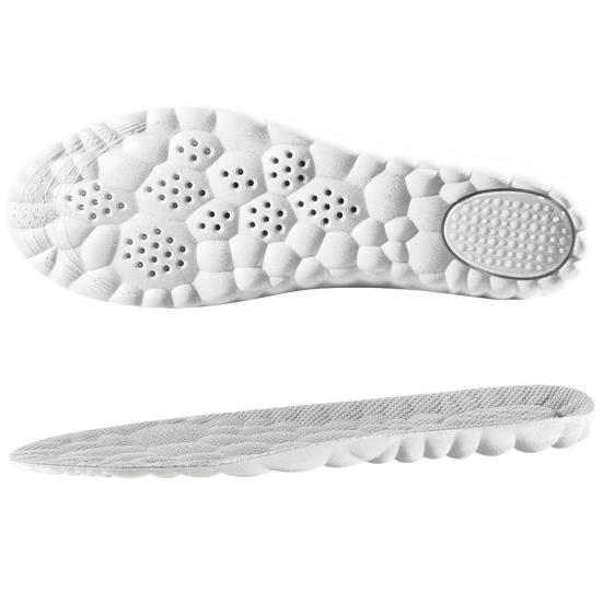 Yousheng 1 Pair Breathable Insoles Moisture-Absorbing Shock Absorbing U-Heel Support Sports Shoes Inserts Comfortable Walking Shoe Insoles