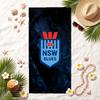 NSW Blues Soft Beach Towel Stylish Beach Pool Towel for Summer Seaside Vacation Travel