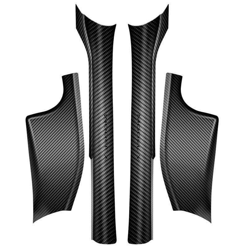 Tesla Model Y Carbon Fiber Rear Door Sill Protectors