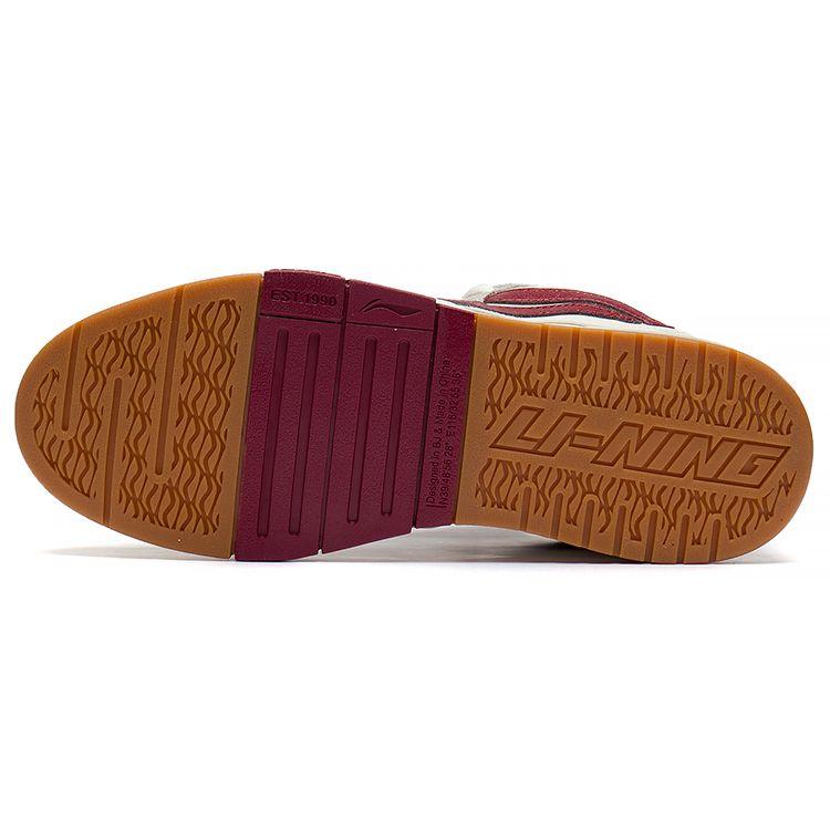 Li Ning Weiw Pro Wrap Warm Waterproof Low-Top Skate Shoes Men Skate Shoes Gray Red AECS059-1