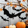 3D Black Bat Bat Decorative Hanging Pendant Gothic Style Flying Bat Wind Chime  Garden Porch