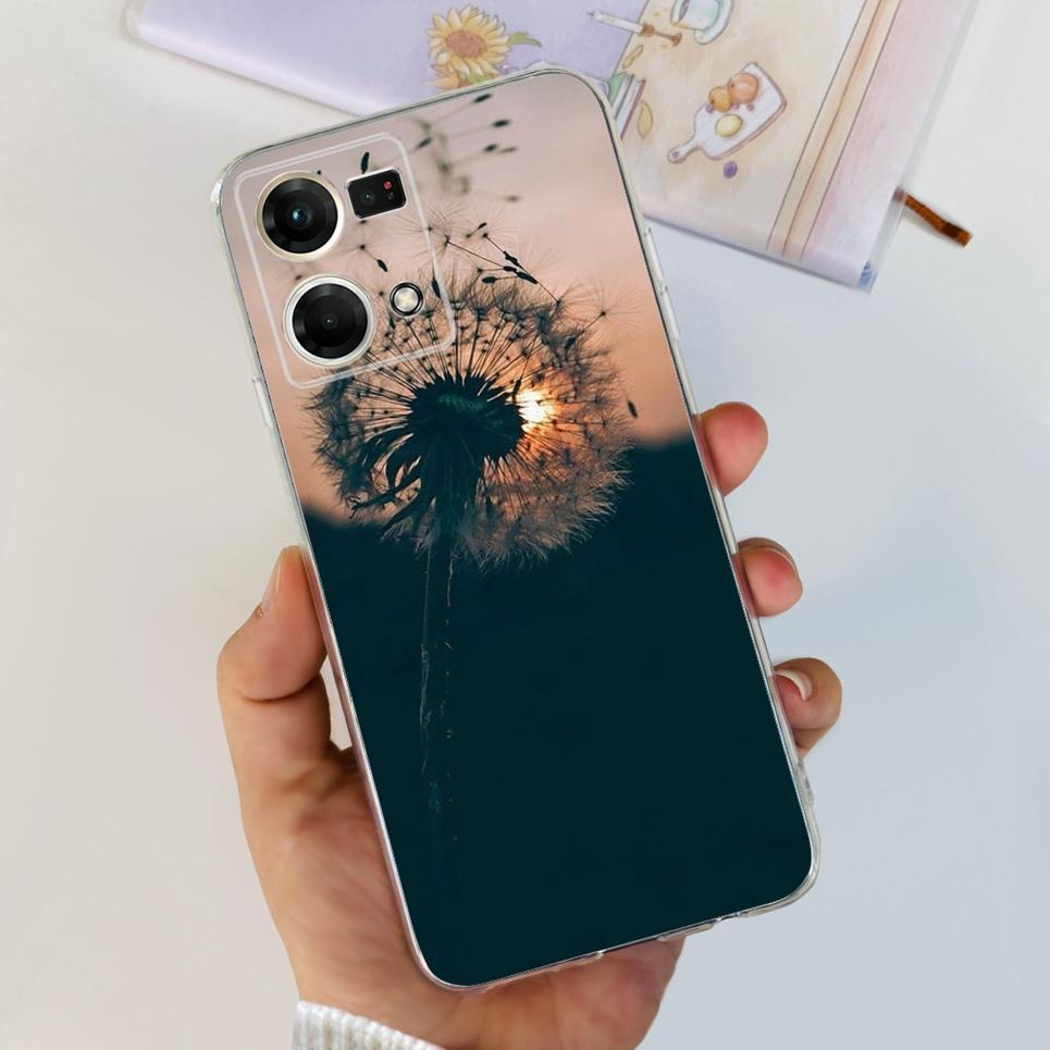 Чехол для Oppo Reno7 4G CPH2363 Oppo Reno7 Lite 7Z Красивый Рисованный Чехол Мягкий ТПУ Чехол для Телефона Для Oppo Reno 7 5G 7Pro Задняя Крышка