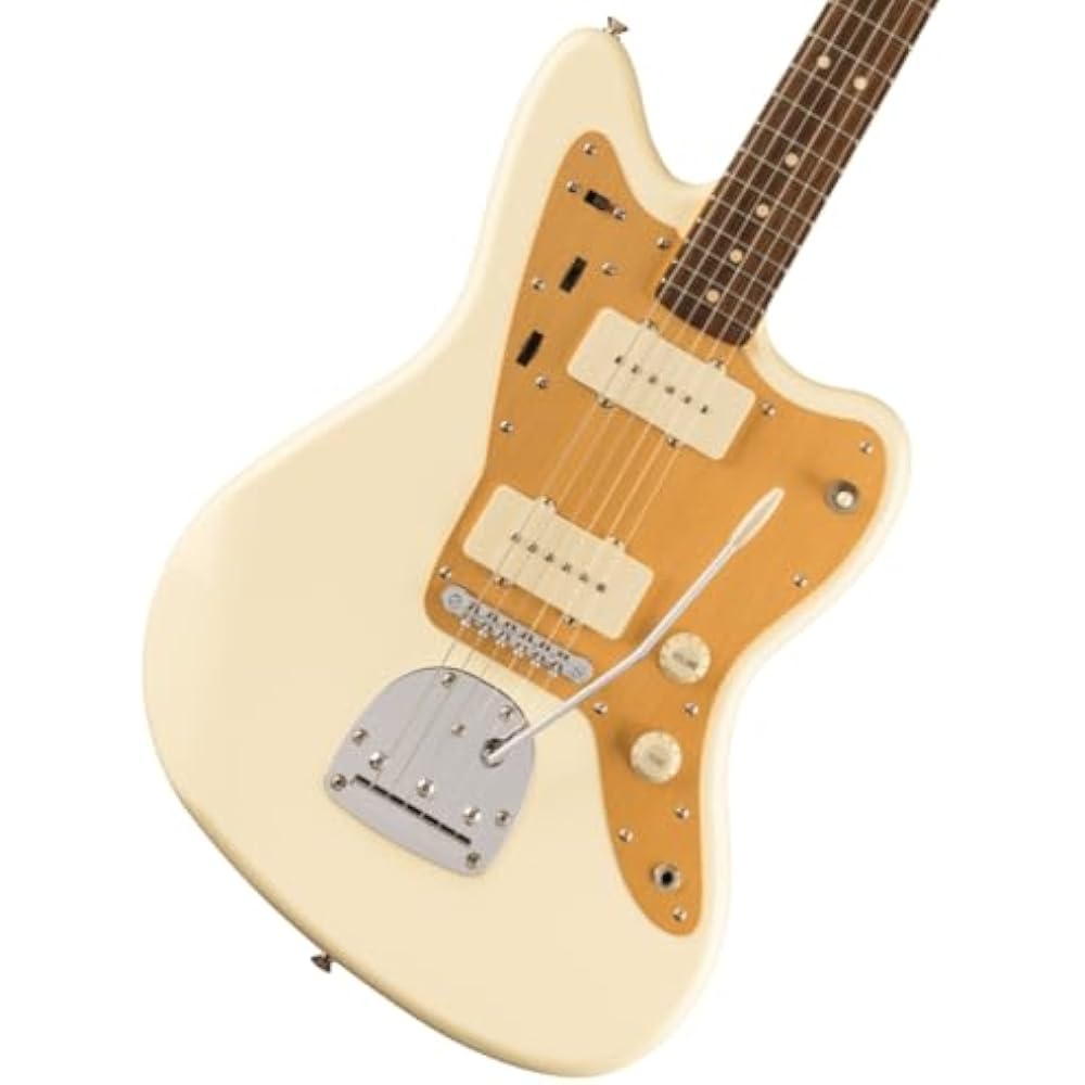 Электрогитара Squier by Fender J Mascis Jazzmaster®, Накладка из лаврового дерева, Винтажный белый с мягкой...