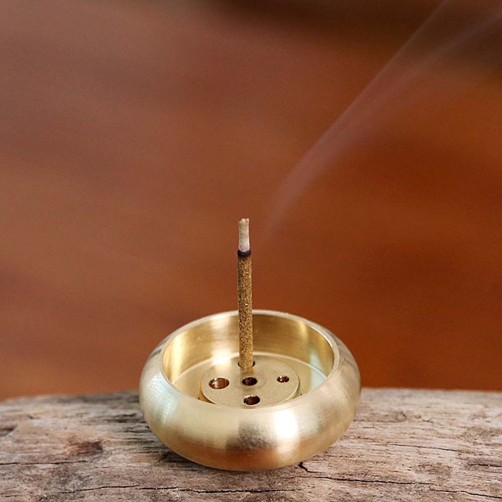 Temples Buddhism Metal Incense Base Home Decoration Incense Stick Holder Sandalwood Coil Base