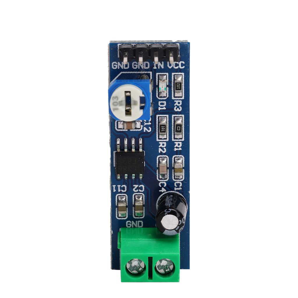 LM386 Power Amplifier Board 200 Times Gain Mono Audio Power Amplifier Module 5V 12V