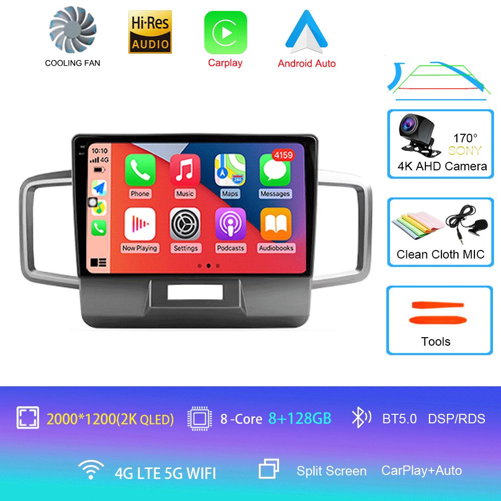 Автомобильное радио Android 13 CarPlay для Honda Freed 1 Spike 2008-2016 Мультимедийный видеоплеер 2din Навигация Стерео Головное Устройство Auto DSP