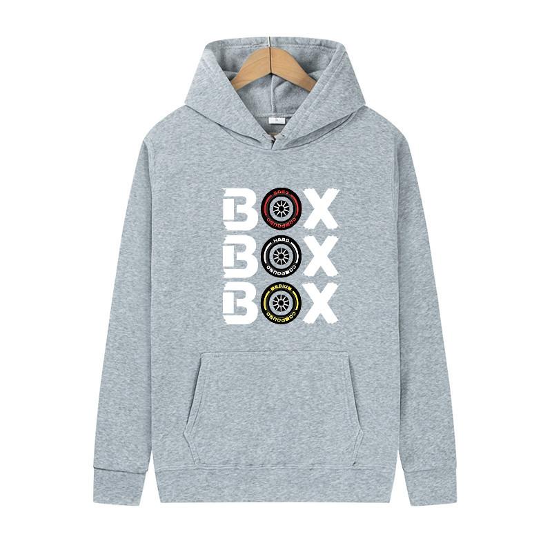 Fun BOX Print Autumn And Winter Fashion Men's And Women's Outdoor Sports Casual Men's Pullover