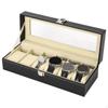 Watch Box Organizer Watches Storage PU Leather Multifunctional Showcase