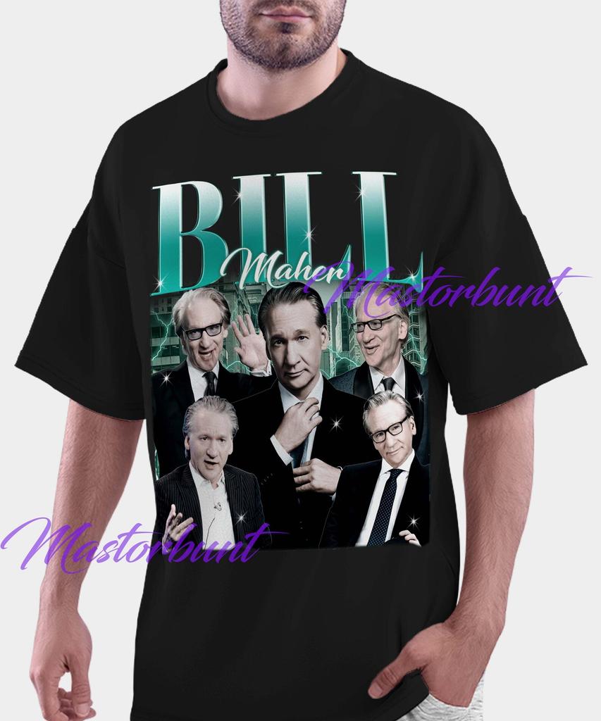 Bill Maher Vintage Style Tee: Retro Meme Shirt