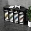 Wood Literature Organizer, 36 Compartments, File Sorter with Removable Shelves, Mailboxes Slot for Office Home Classroom Mailrooms Organization, EPA