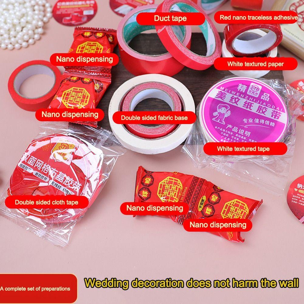 4/5Pcs Reusable Ultra-strong Double-sided Adhesive  for Wall Fixing Festive Wedding Decorations
