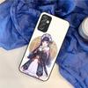 Чехол для телефона Genshin Impact Юнь Цзи для Samsung Galaxy S26 S25 S24 S30 S21 S23 S20 S22 Fe Pro Edge Ultra Plus Стеклянный Чехол