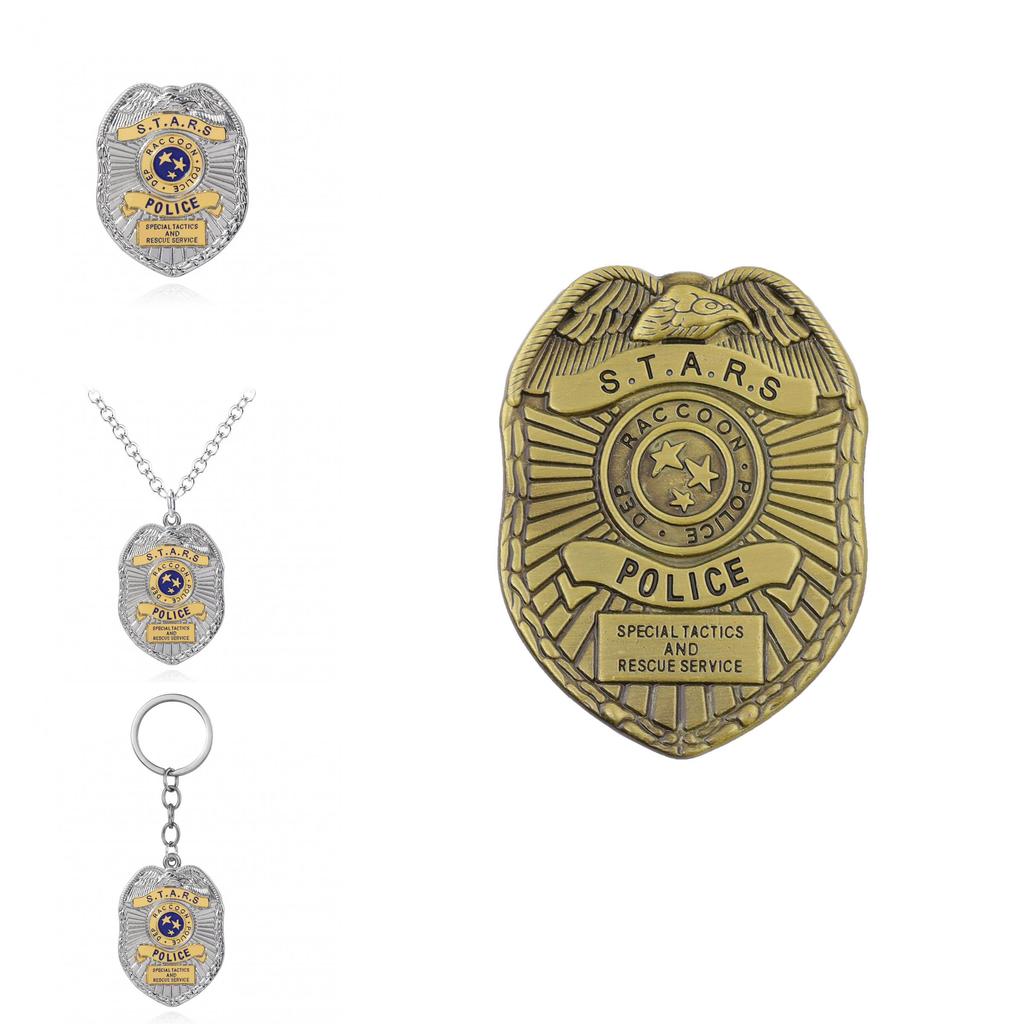 Брелок Resident Evil Raccoon City с значком орла и кулоном из сплава для фанатов