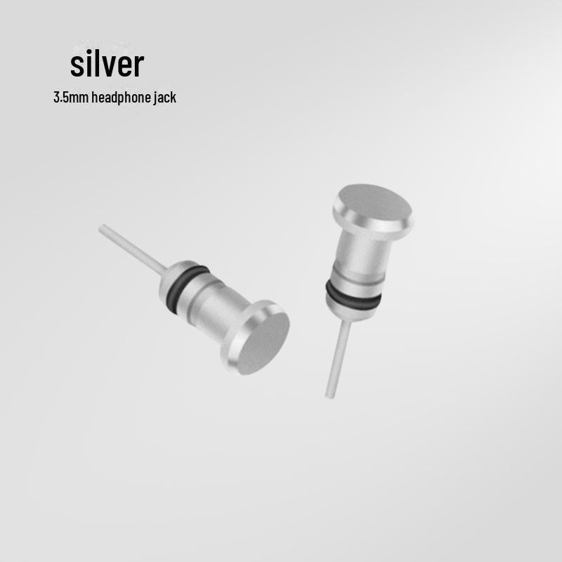 Универсальная металлическая пылезащитная заглушка USB Type-C для Huawei — защищает порт зарядки и разъем для наушников