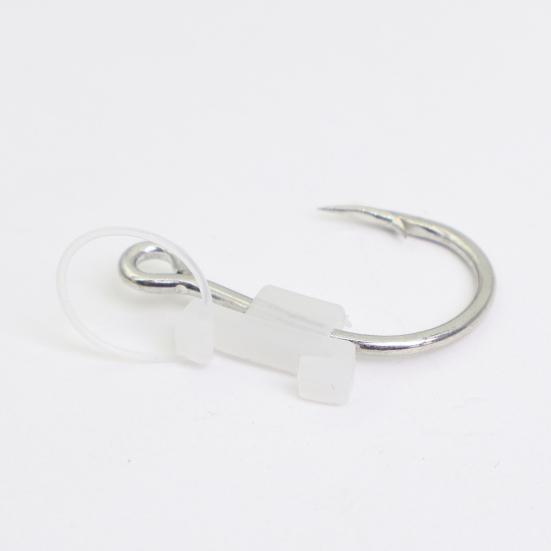 3/5/10/20Pcs Luminous Live Fishhook with Barbed Shrimp Fixing Hook Glow-in-the-dark Offset Freshwater Saltwater Catfish