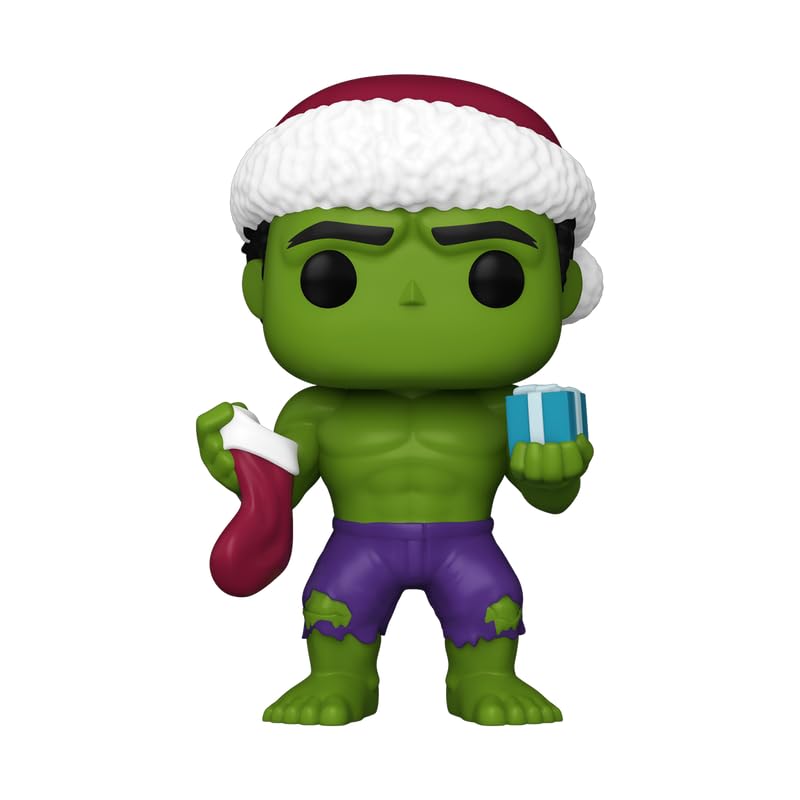Marvel Holiday Green Hulk Figure Funko Marvel Funko POP!