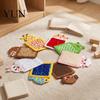 Baby Sensory Mat 1/8Pcs Kids Animal Theme Mat, Tactile Wall Panel Textured Tile, Touch Feel And Activity for Preschool Playroom Classroom Tile