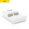 PISEN NiMH Fast Charger - 2500 mAh AA/AAA, 4-Slot, Charges AA/AAA Batteries