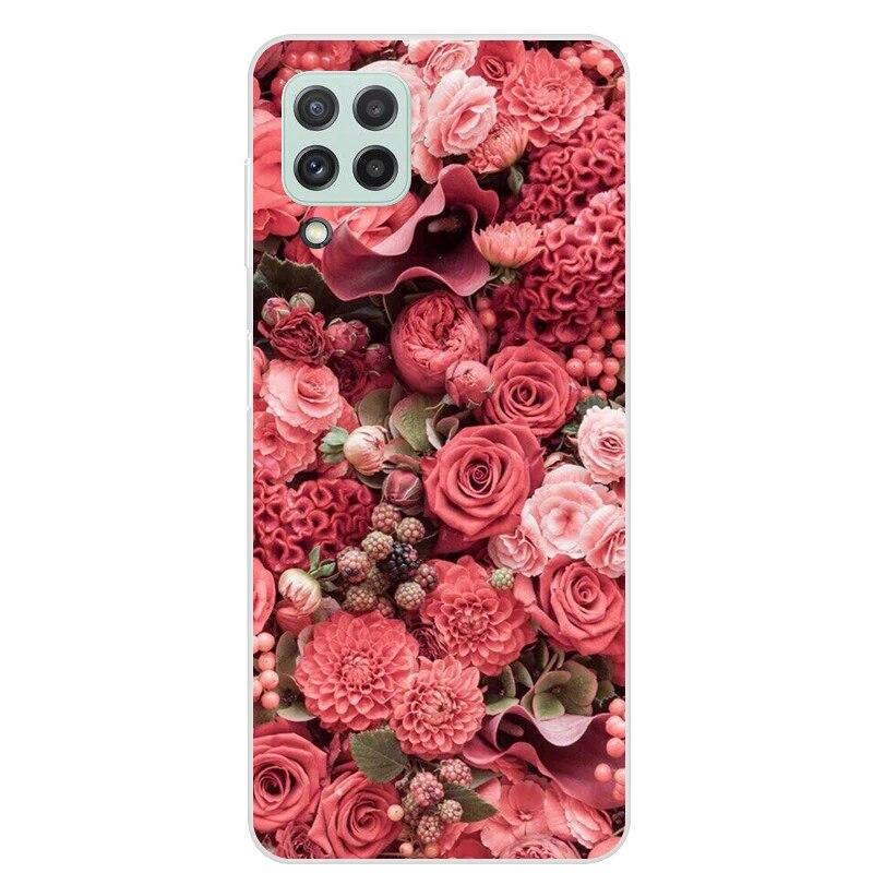 Чехол для Samsung Galaxy M22 M32 4G, задняя крышка для телефона Samsung M22, мягкий чехол для Samsung M32 4G M 22 32, черный чехол из ТПУ 6,4 дюйма