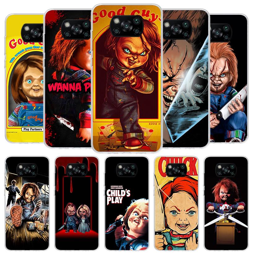 Chucky Child's Play Cover Phone Case For Xiaomi Poco F7 Ultra X7 X6 X5 Pro M7 Redmi 15C 15 13C 13 12C 12 10C 10 9A 9C 9T 9 Shell