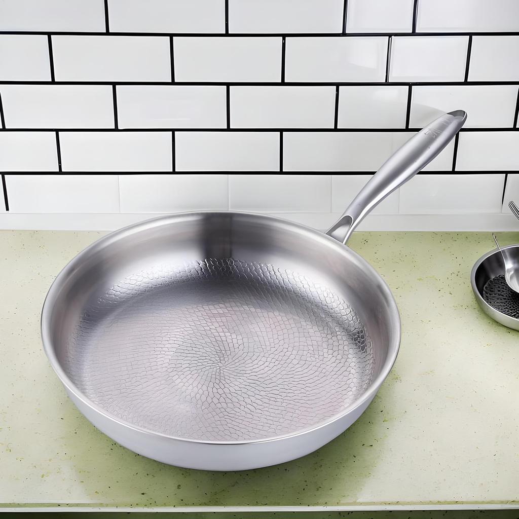 Titanium Pan Cooking Pan Nonstick Skillet Griddle Tableware For Daily Use Dorm Apartment Kitchen Restaurant Hotel Camping