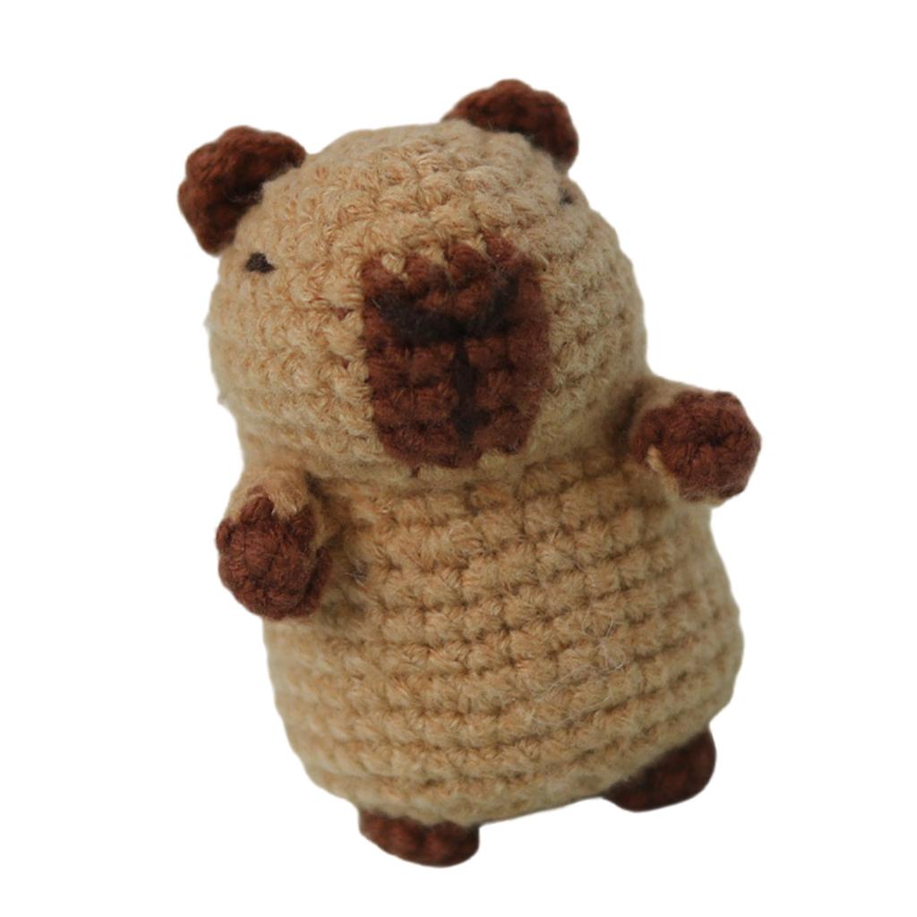 Animal Keychain Crochet Set for Beginner with Step-by-Step Video Tutorial Instruction Animal Crochet Knitting Supply