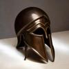 Древнегреческий шлем спартанца Ручная работа Бронзовый Шлем воина Греческий Коринфский доспех Средневековый Косплей Домашний декор Подарок