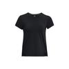 SS23 Solid Color Crew Neck Slim Fit Short Sleeve T-Shirt Women Tops Black 1376819-001