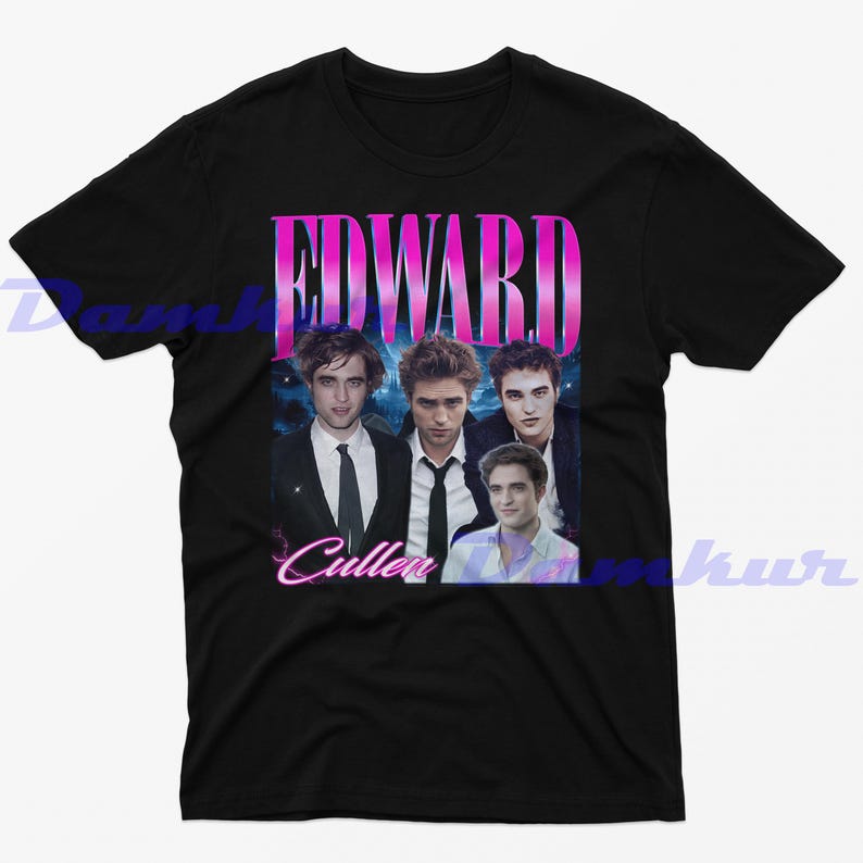 Retro Edward Cullen Vintage Shirt Robert Pattinson Twilight Edward Cullen Vampire Shirt