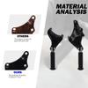 HDBUBALUS Motorcycle Rear Passenger Footpegs Tandem Step Kit Compatible with Harley Sportster Iron XL 883 2014-2022