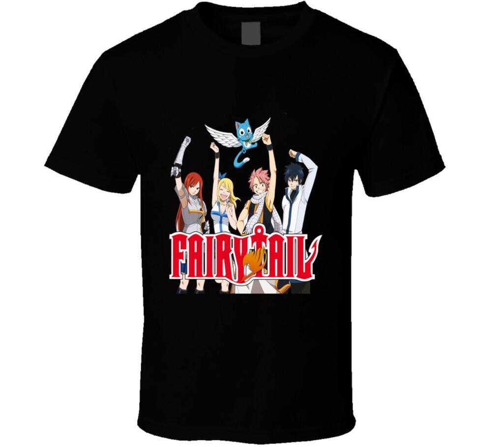 Fairy Tail 02BL Футболка Мужская Женская Футболки Топ