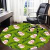 1pc Winter Wonderland Office Round Rug, Carpet for Office, Gaming, Lightweight Round Floor Mat yy260205079