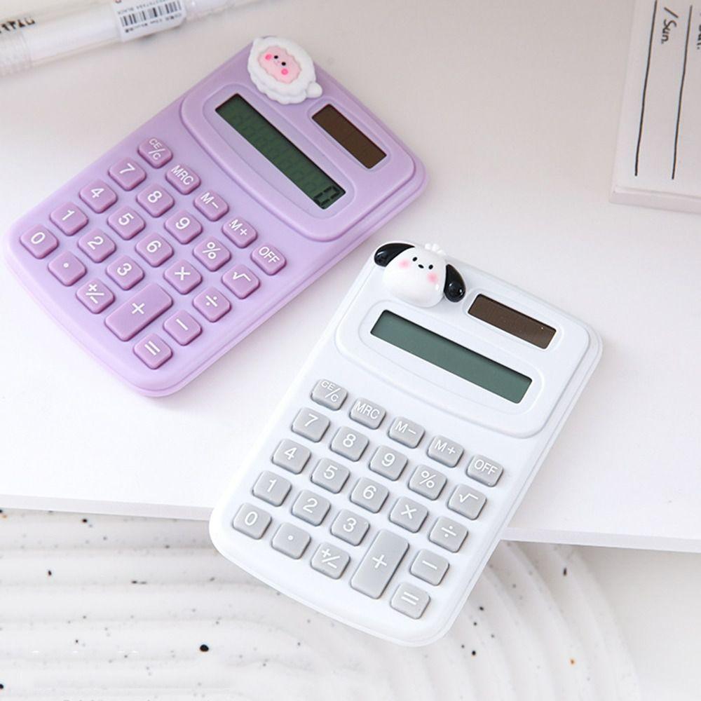 Милый мини-калькулятор 8-разрядный бухгалтерский калькулятор Высококачественный математический калькулятор Школа