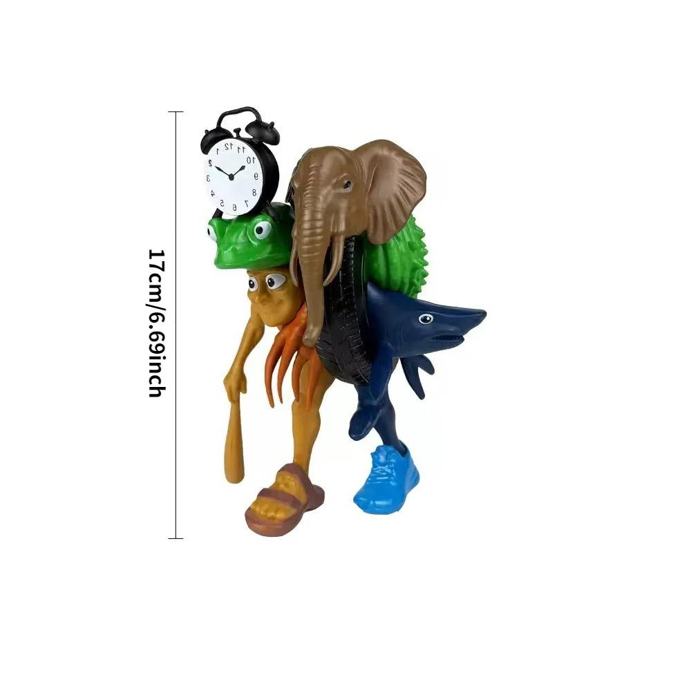 Итальянский Бред Тунг Сахур Фигурка Игрушка Тралалеро Тралала Фигурки Бомбардино Крокодил Шимпанзини Бананини Модель Декор Кукла Подарок