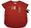Touch By Alyssa Milano Женская красная футболка NFL San Francisco 49ers Новая с бирками S, M, L