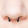 Fake Magnetic Horse Shoe Nose Rings Faux Septum Rings Fake Piercing Clip Titanium Nose Ring Hoop Gift for Women Gift