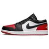 Air 1 Low Bred Toe 2.0 Men Sneakers White Varsity-Red Black 553558-161
