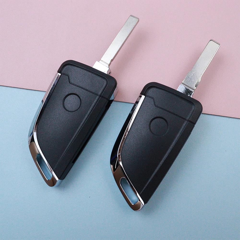 Appearance Upgrade Car Key Housing Key Case Shell for Volkswagen/VW Seat Golf 7 MK7 Vw Tiguan Touran Polo for Skoda Octavia A7