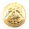 CHANEL COCO Mark Earring Matelasse Plated Gold 28g Women Used
